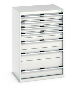 Bott100% extension Drawer units 800 x 650 for Labs and Test facilities Bott Cubio 7  Drawer Cabinet 800W x 650D x 1200mmH